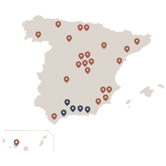 mapa de cobertura nacional. Procuradora nacional.